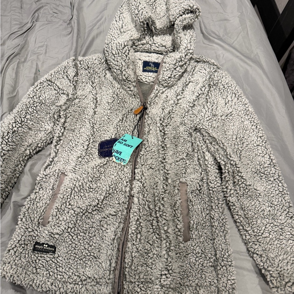 Simply Southern Sherpa Hooded Jacket